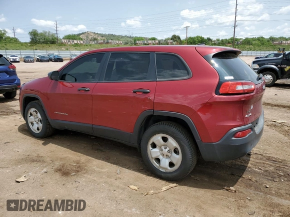 2017 Jeep Cherokee Sport with VIN 1C4PJMAB3HW621289, listed as a Copart auction lot 59317145 with 89,428 mi miles and Salvage title. Bid and sale history available at DreamBid. Image 2.