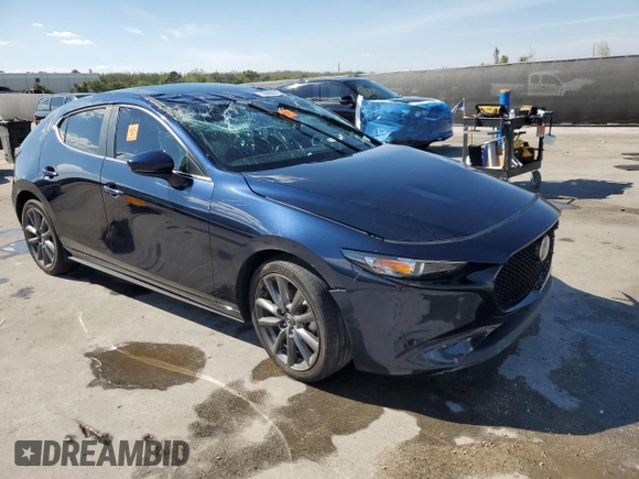 2023 Mazda 3 S Preferred with VIN JM1BPALM1P1607554, listed as a Copart auction lot 50906045 with Not Provided miles and Non Repairable. Bid and sale history available at DreamBid. Image 4.