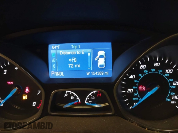 2014 Ford Focus SE with VIN 1FADP3F22EL459632, listed as a IAAI auction lot 42181017 with 154,389 mi miles and . Bid and sale history available at DreamBid. Image 7.