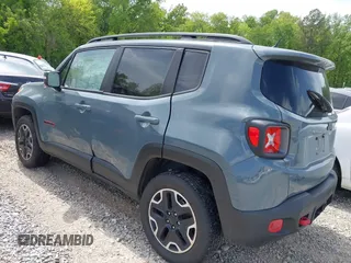 2016 Jeep Renegade Trailhawk with VIN ZACCJBCT8GPC52062, listed as a IAAI auction lot 42040795 with 139,805 mi miles and . Bid and sale history available at carsss.com. Image 3.