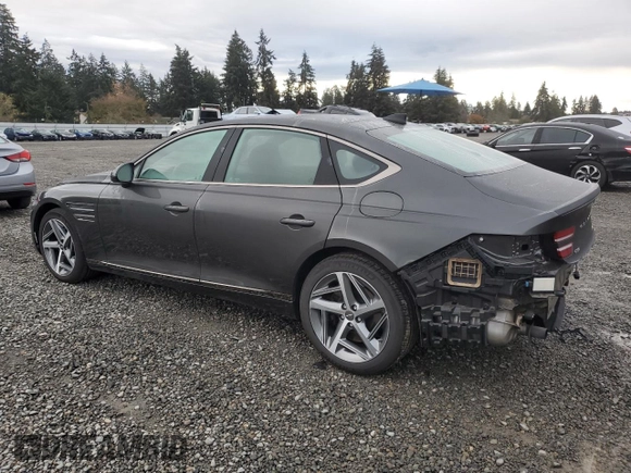 2024 Genesis G80 Sport with VIN KMTGB4SD8RU205301, listed as a Copart auction lot 77671514 with 11,994 mi miles and Salvage Title. Bid and sale history available at DreamBid. Image 2.