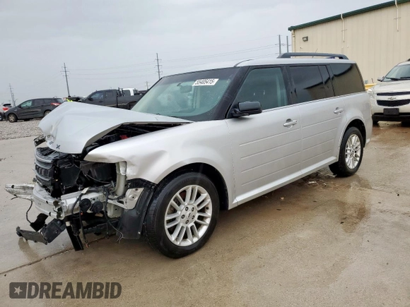 2014 Ford Flex SEL z VIN 2FMGK5C85EBD19046, wystawiony jako Copart lot #55405415 z przebiegiem 105 796 mil mil oraz Szkody całkowita. Historia ofert i sprzedaży dostępna na DreamBid. Obrazek 1.