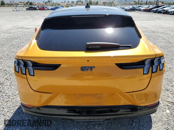 2022 Ford Mustang Mach-E GT with VIN 3FMTK4SE1NMA10334, listed as a Copart auction lot 57362275 with 34,614 mi miles and Salvage title. Bid and sale history available at DreamBid. Image 6.