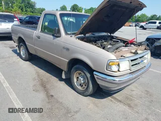 1997 Ford Ranger z VIN 1FTCR10U0VUA39912, wystawiony jako IAAI lot #42490300 z przebiegiem 277 728 mil mil oraz . Historia ofert i sprzedaży dostępna na DreamBid. Obrazek 1.