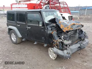 2011 Jeep Wrangler Unlimited Sport with VIN 1J4BA3H17BL552319, listed as a IAAI auction lot 41747031 with 120,751 mi miles. Bid and sale history available at carsss.com. Image 1.