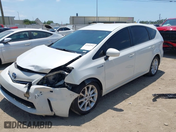 2012 Toyota Prius Two with VIN JTDZN3EU5C3104363, listed as a IAAI auction lot 42103392 with 384,667 mi miles and . Bid and sale history available at DreamBid. Image 2.