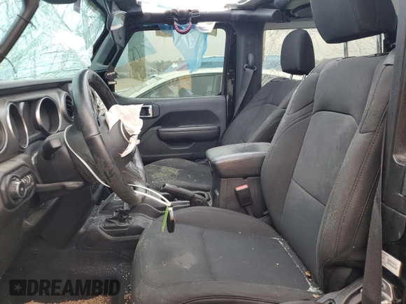 2021 Jeep Wrangler Sport S with VIN 1C4GJXAN1MW665247, listed as a Copart auction lot 84696044 with 71,693 mi miles and Salvage Title. Bid and sale history available at DreamBid. Image 7.