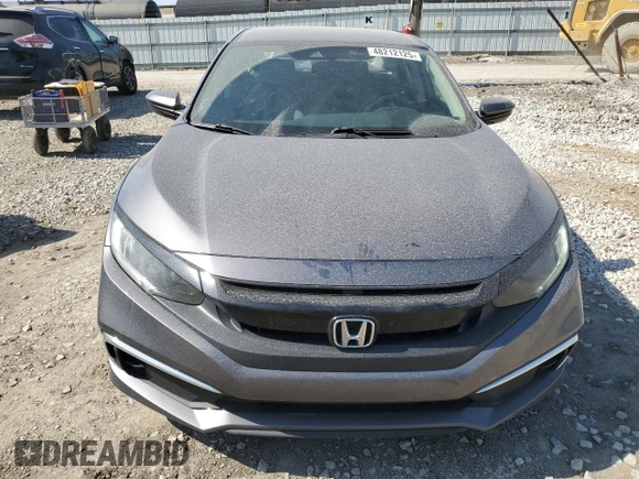 2019 Honda Civic Sedan LX with VIN 19XFC2F61KE020549, listed as a Copart auction lot 48212125 with 122,778 mi miles and Salvage Title. Bid and sale history available at carsss.com. Image 5.
