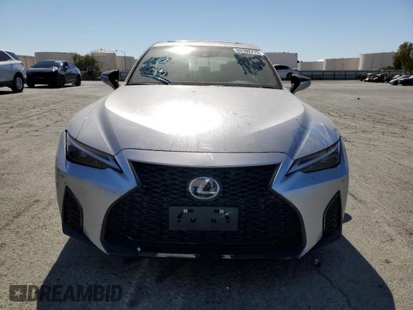 2024 Lexus IS 350 F Sport with VIN JTHGZ1B23R5076464, listed as a Copart auction lot 63102715 with 3,916 mi miles and Salvage title. Bid and sale history available at DreamBid. Image 5.