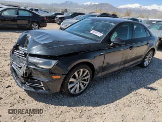 2018 Audi A4 Premium with VIN WAUKMAF48JA107366, listed as a Copart auction lot 52882275 with 73,809 mi miles and Salvage title. Bid and sale history available at DreamBid. Image 1.