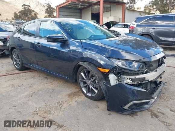 2020 Honda Civic EX-L with VIN 19XFC1F78LE019550, listed as a IAAI auction lot 41517951 with 27,788 mi miles and . Bid and sale history available at DreamBid. Image 1.