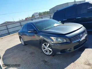 2011 Nissan Maxima 3.5 SV with VIN 1N4AA5AP1BC821481, listed as a IAAI auction lot 41296432 with 159,789 mi miles. Bid and sale history available at carsss.com. Image 1.