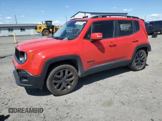 2017 Jeep Renegade Altitude with VIN ZACCJBBB8HPF29254, listed as a Copart auction lot 59227835 with 60,498 mi miles and Salvage title. Bid and sale history available at DreamBid. Image 1.