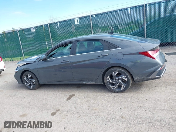 2024 Hyundai Elantra SEL with VIN KMHLS4DG8RU841099, listed as a IAAI auction lot 42120195 with 9,899 mi miles and . Bid and sale history available at DreamBid. Image 14.