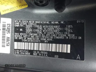2013 Toyota Sienna LE AAS z VIN 5TDKK3DC9DS334815, wystawiony jako IAAI lot #41589497 z przebiegiem 223 674 mil mil oraz . Historia ofert i sprzedaży dostępna na DreamBid. Obrazek 9.