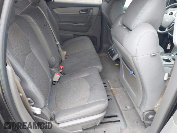 2015 Chevrolet Traverse LS z VIN 1GNKVFED2FJ133054, wystawiony jako IAAI lot #42252164 z przebiegiem 72 981 mil mil oraz . Historia ofert i sprzedaży dostępna na DreamBid. Obrazek 8.