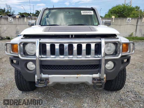 2008 Hummer H3 SUV with VIN 5GTEN13E388168306, listed as a Copart auction lot 60080494 with 185,700 mi miles and Salvage Title. Bid and sale history available at carsss.com. Image 5.