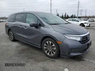 2023 Honda Odyssey EX-L with VIN 5FNRL6H66PB080121, listed as a Copart auction lot 43962925 with Not Provided miles and Salvage Title. Bid and sale history available at carsss.com. Image 4.