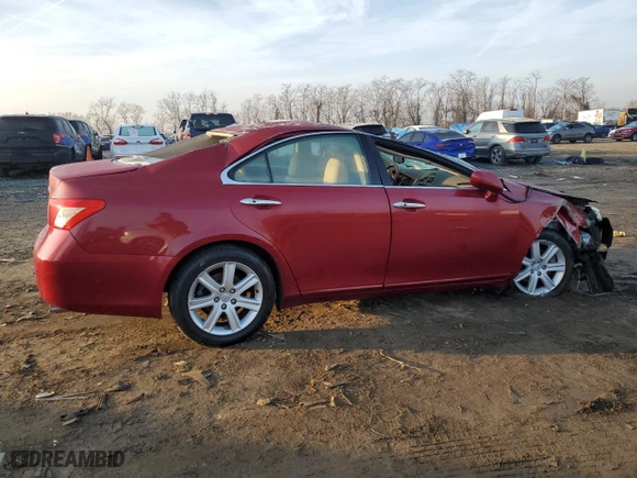 2009 Lexus ES 350 with VIN JTHBJ46G992285489, listed as a Copart auction lot 86587374 with 152,277 mi miles and Salvage Title. Bid and sale history available at carsss.com. Image 3.