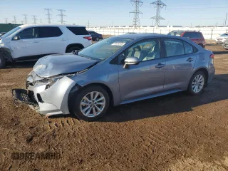 2023 Toyota Corolla LE with VIN 5YFB4MDE1PP012877, listed as a Copart auction lot 48336305 with 10,510 mi miles and Salvage Title. Bid and sale history available at carsss.com. Image 1.
