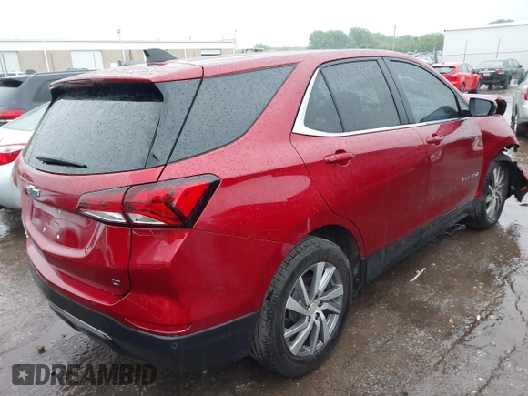 2023 Chevrolet Equinox LT with VIN 3GNAXKEG5PL255572, listed as a IAAI auction lot 42180462 with 19,949 mi miles and . Bid and sale history available at DreamBid. Image 4.