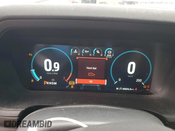 2023 Ford F-150 XL with VIN 1FTEW1E8XPFB78868, listed as a Copart auction lot 52599475 with 69,014 mi miles and Clean title. Bid and sale history available at DreamBid. Image 9.