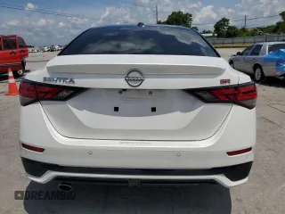 2024 Nissan Sentra SR with VIN 3N1AB8DV6RY330055, listed as a Copart auction lot 61074645 with 21,941 mi miles and Salvage title. Bid and sale history available at DreamBid. Image 6.