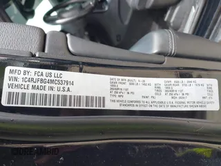 2021 Jeep Grand Cherokee Limited with VIN 1C4RJFBG4MC537914, listed as a IAAI auction lot 42113178 with 57,436 mi miles and . Bid and sale history available at DreamBid. Image 9.