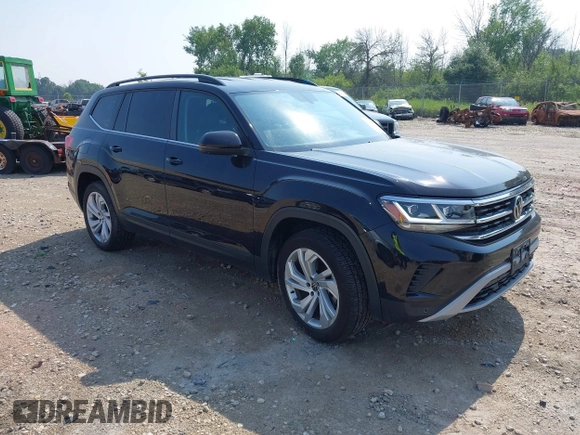2021 Volkswagen Atlas SE with VIN 1V2HR2CA2MC580752, listed as a IAAI auction lot 42701057 with 69,811 mi miles and . Bid and sale history available at DreamBid. Image 1.