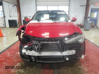 2020 Alfa Romeo Stelvio Sport with VIN ZASPAKAN3L7C88777, listed as a Copart auction lot 59322774 with 43,281 mi miles and Non Repairable. Bid and sale history available at carsss.com. Image 5.