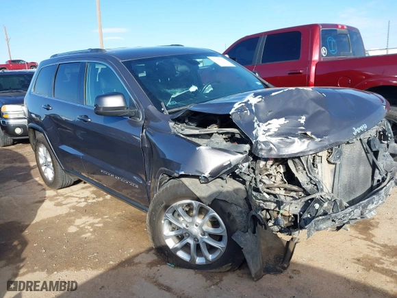 2021 Jeep Grand Cherokee Laredo X with VIN 1C4RJEAG3MC738070, listed as a IAAI auction lot 41308014 with 87,193 mi miles. Bid and sale history available at carsss.com. Image 1.
