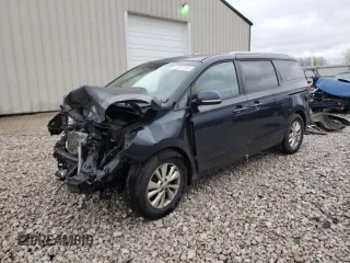 2017 Kia Sedona LX with VIN KNDMB5C13H6250709, listed as a Copart auction lot 87812505 with 0 mi miles and Salvage Title. Bid and sale history available at carsss.com. Image 1.
