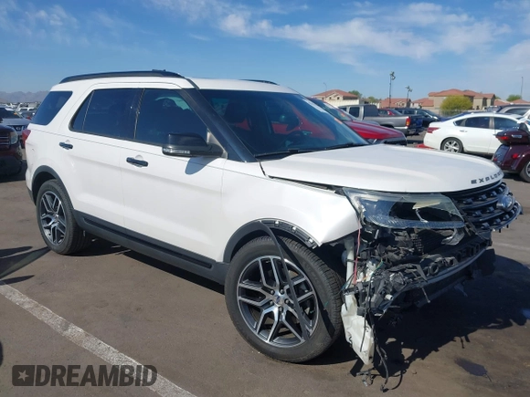 2017 Ford Explorer Sport z VIN 1FM5K8GT6HGA43481, wystawiony jako IAAI lot #42159456 z przebiegiem 86 010 mil mil oraz . Historia ofert i sprzedaży dostępna na DreamBid. Obrazek 1.
