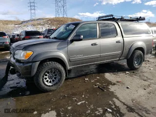 2005 Toyota Tundra Ltd with VIN 5TBDT48145S491313, listed as a Copart auction lot 43447385 with 221,151 mi miles and Salvage Title. Bid and sale history available at carsss.com. Image 1.