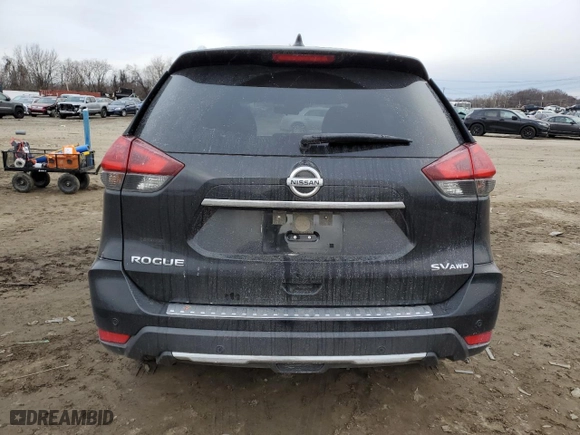 2019 Nissan Rogue SV with VIN JN8AT2MV3KW382428, listed as a Copart auction lot 44080485 with 68,054 mi miles and Salvage Title. Bid and sale history available at carsss.com. Image 6.