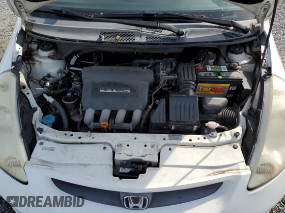 2007 Honda Fit Sport with VIN JHMGD38677S051716, listed as a Copart auction lot 69946814 with 177,070 mi miles and Salvage Title. Bid and sale history available at carsss.com. Image 11.