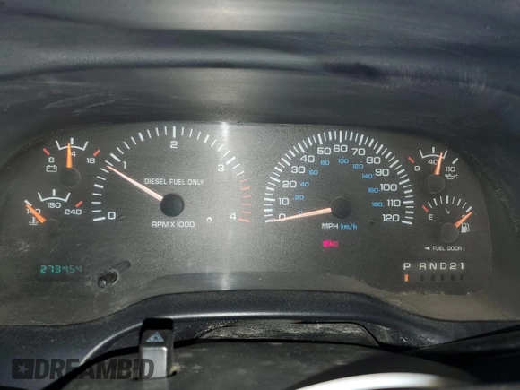 2000 Dodge Ram 2500 with VIN 1B7KC2367YJ134974, listed as a Copart auction lot 75233754 with 273,454 mi miles and Salvage Title. Bid and sale history available at carsss.com. Image 9.