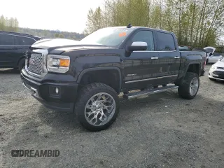 2015 GMC Sierra 1500 Denali z VIN 3GTU2WEC7FG243018, wystawiony jako Copart lot #51451815 z przebiegiem 133 718 mil mil oraz Szkoda całkowita • Salvage title. Historia ofert i sprzedaży dostępna na DreamBid. Obrazek 1.