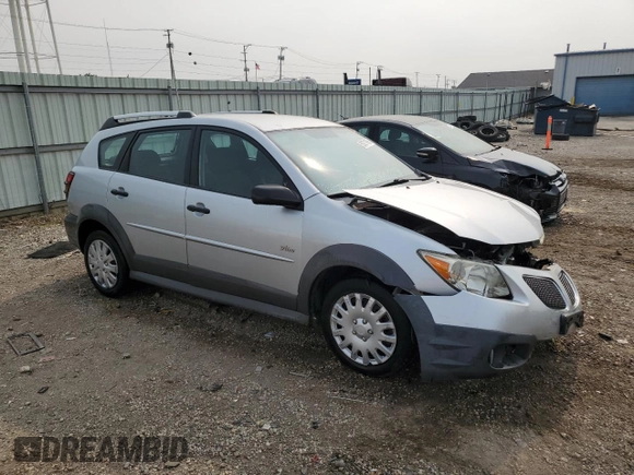 2006 Pontiac Vibe with VIN 5Y2SL65806Z403725, listed as a Copart auction lot 59271995 with 184,784 mi miles and Salvage title. Bid and sale history available at DreamBid. Image 4.