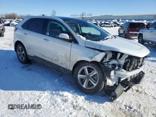 2024 Ford Edge SEL with VIN 2FMPK4J98RBB22156, listed as a Copart auction lot 45891155 with 3,837 mi miles and Salvage Title. Bid and sale history available at carsss.com. Image 4.