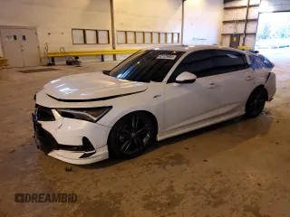 2024 Acura Integra Technology with VIN 19UDE4G79RA023797, listed as a Copart auction lot 42125905 with 7,144 mi miles and Salvage Title. Bid and sale history available at DreamBid. Image 1.