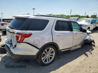 2017 Ford Explorer XLT with VIN 1FM5K7D82HGB87829, listed as a Copart auction lot 56467865 with 133,683 mi miles and Salvage title. Bid and sale history available at DreamBid. Image 3.