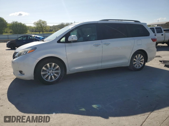 2017 Toyota Sienna XLE Auto Access Seat with VIN 5TDYZ3DC7HS810930, listed as a Copart auction lot 51924515 with 184,345 mi miles and Salvage title. Bid and sale history available at DreamBid. Image 1.