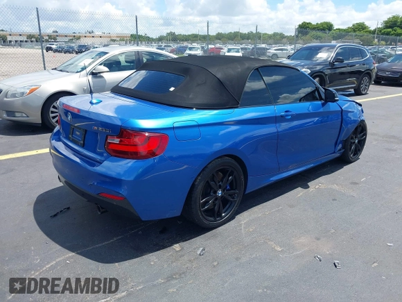 2016 BMW 2 Series M235i with VIN WBA1M1C55GV394210, listed as a IAAI auction lot 42487713 with 82,592 mi miles and . Bid and sale history available at DreamBid. Image 4.