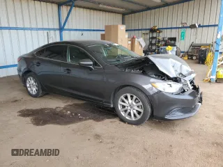 2014 Mazda 6 i Sport with VIN JM1GJ1U69E1150982, listed as a Copart auction lot 87107214 with Not Provided miles and Salvage Title. Bid and sale history available at DreamBid. Image 4.