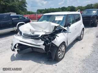 2017 Kia Soul + with VIN KNDJP3A56H7478406, listed as a IAAI auction lot 40045022 with 126,961 mi miles. Bid and sale history available at carsss.com. Image 2.