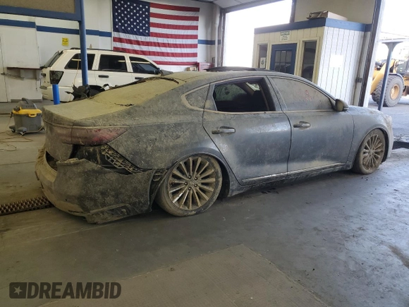 2017 Kia Cadenza Premium with VIN KNALC4J14H5083267, listed as a Copart auction lot 78030244 with 0 mi miles and Salvage Title. Bid and sale history available at carsss.com. Image 3.
