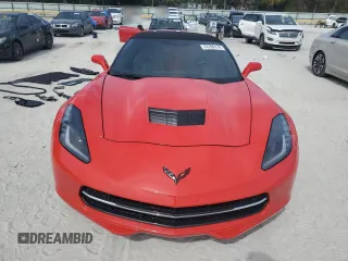 2015 Chevrolet Corvette Z51 2LT with VIN 1G1YK3D75F5106731, listed as a Copart auction lot 74700174 with 44,755 mi miles and Salvage Title. Bid and sale history available at carsss.com. Image 5.
