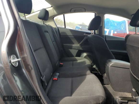 2012 Mazda 3 i Touring with VIN JM1BL1V85C1663227, listed as a Copart auction lot 54205695 with 132,990 mi miles and Salvage title. Bid and sale history available at DreamBid. Image 10.