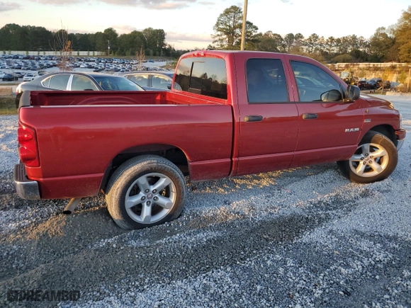 2008 Dodge Ram 1500 SLT with VIN 1D7HA18268J137130, listed as a Copart auction lot 80674984 with 202,979 mi miles and Salvage Title. Bid and sale history available at carsss.com. Image 3.
